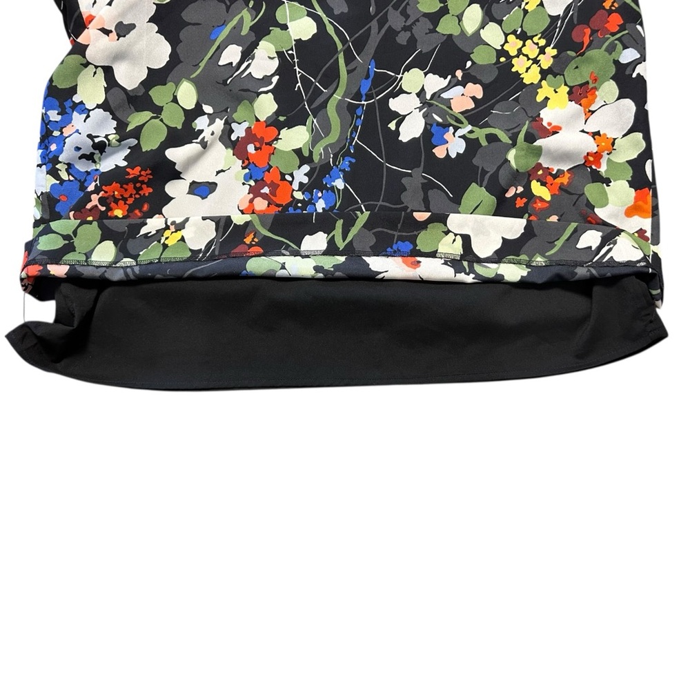 Banana Republic Black Floral Off Shoulder Dress Women’s Medium Tall NWT - Picture 6 of 8